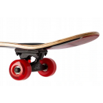 Skateboard pre deti Nils Extreme červeno-čierny ABEC 7